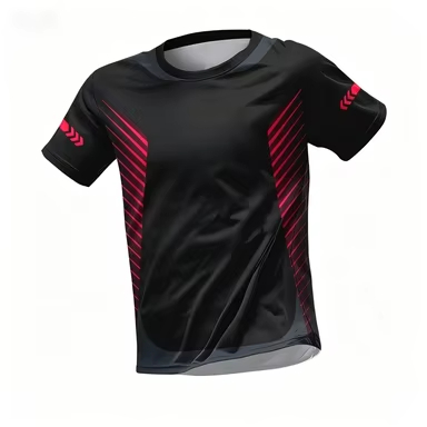 Badminton Aesthetic - Sportowa koszulka fitness z krótkim rękawem,