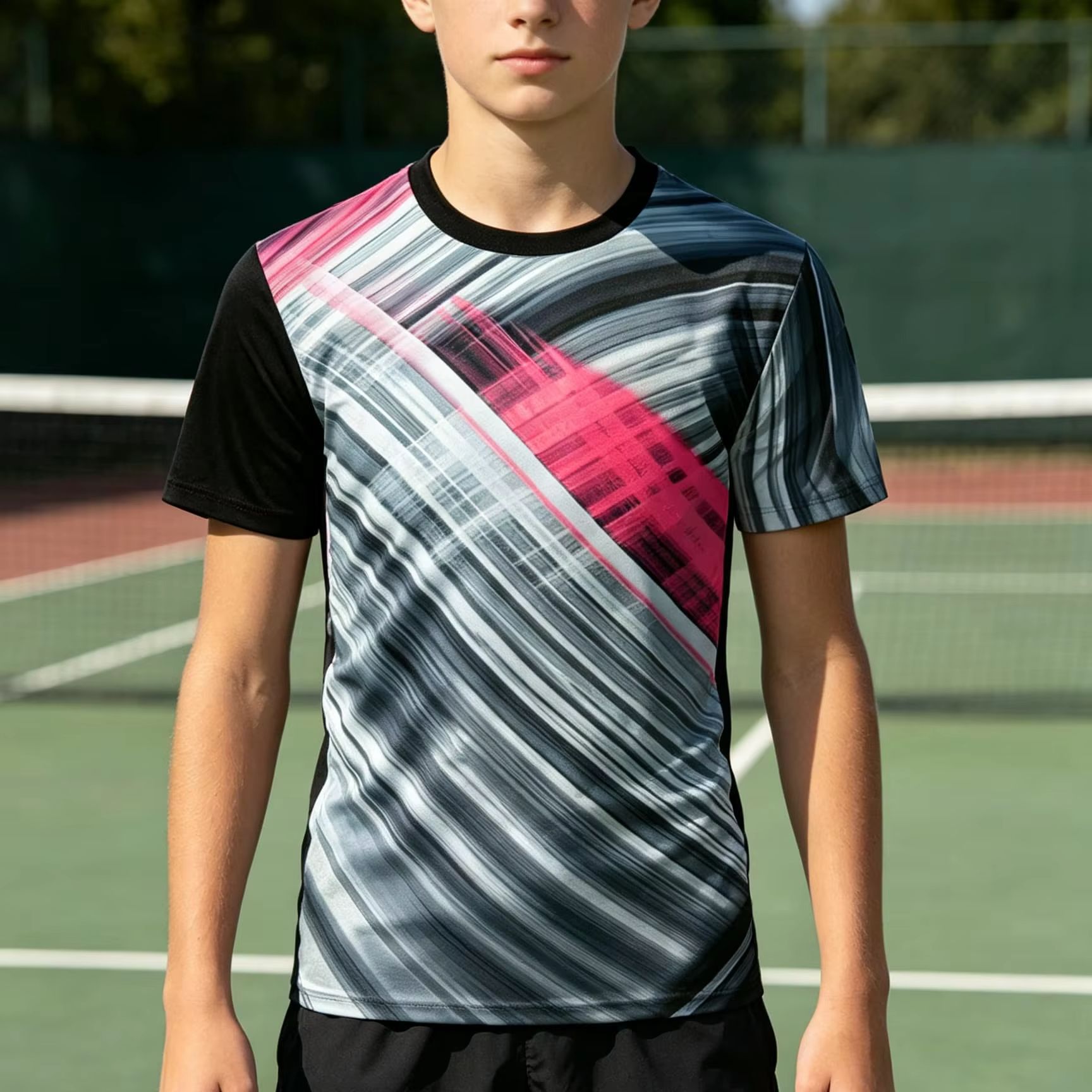 Badminton Kids - Letnia, sportowa koszulka męska, damska, chłopięca,